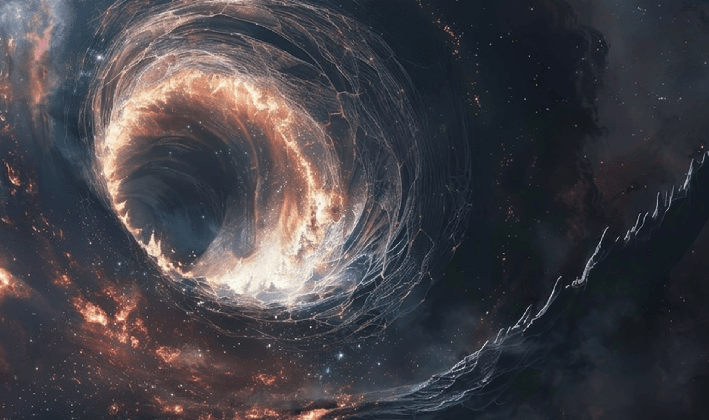 A galactic whirlpool